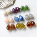 Simple 12*17mm Dying 3D Waterdrop Pendant Colorful Resin Dangle Charm for DIY Bracelet Necklace Earring Jewelry Accessories