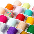 0.8mm Nylon Thread Bracelet 100M Braided String DIY Tassels Beaded Jewelry for Embroidery Crochet Cross Stitch Dyed Chinese Knot