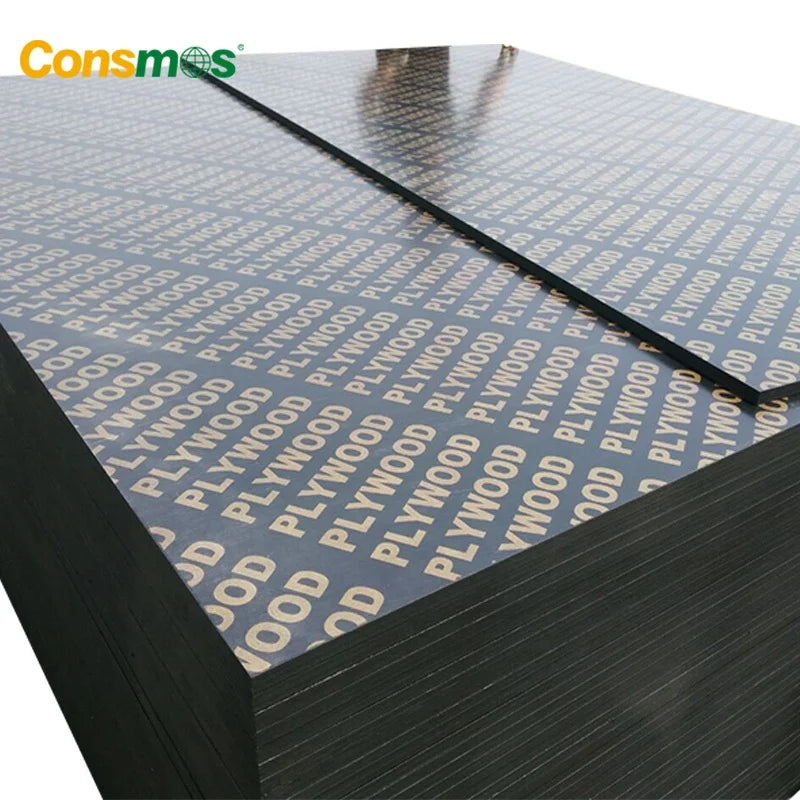 12mm Black Film Faced Plywood Waterproof Plywood for Concrete Formwork