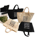 Custom Logo Printed Eco-friendly Large Folding Zipper Travel Gift Printed Blank Shopping Canvas Tote Bag