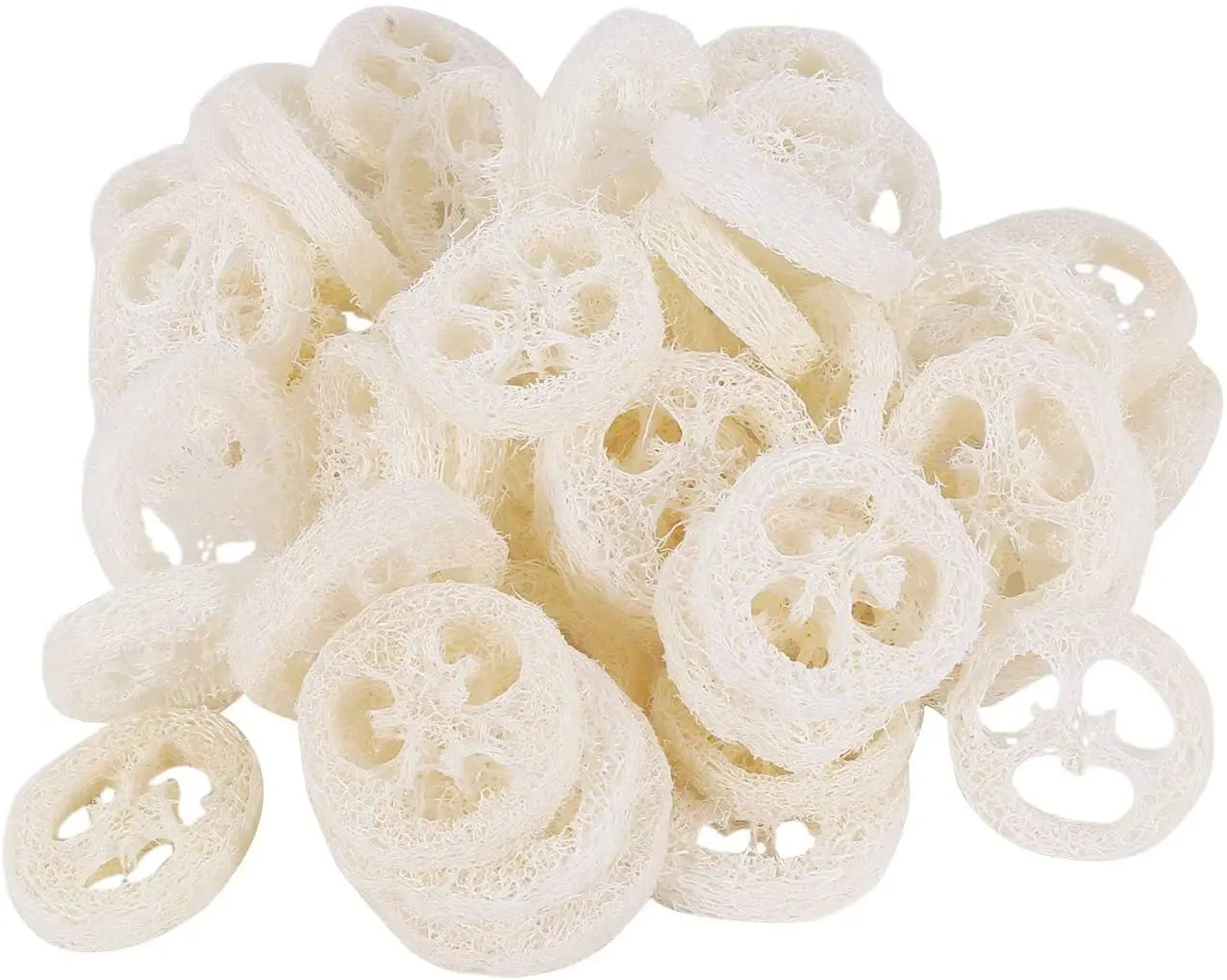 Natural Loofah Slice DIY Customize Soap ToolsCleanerSponge ScrubberFacial Soap Holder
