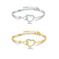 Fatingna Hot Selling European American Niche Fashion Bracelet New Cross-Border Hollow Love Cross-Style Bracelet Temperament