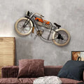 109x49cm Creative Children's Room Bicycle Decorations Wrought Iron Wall Hangings Retro Industrial Wall Hangings
