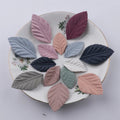 Popular 3.5cm New Autumn Color Leaves Artificial Flower DIY Handmade Wreath Scrapbook Wedding Home Decoration Gift Flower