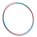 Exercise Ring for Adults Adjustable Hula Weighted RingDetachable Section Soft Fitness RingFat Burning Home Gym Core Workout