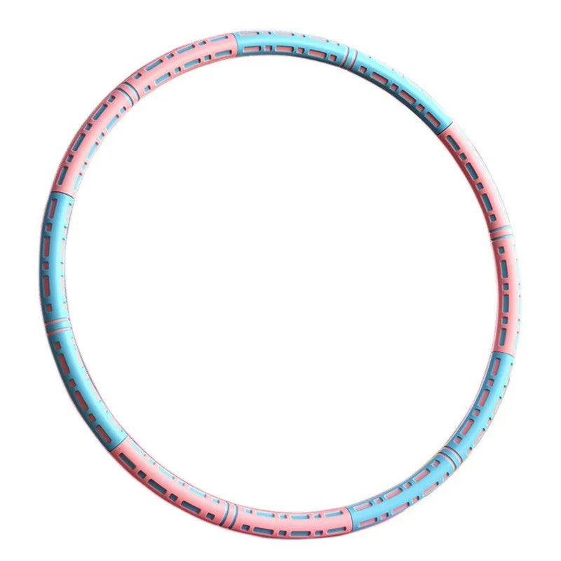 Exercise Ring for Adults Adjustable Hula Weighted RingDetachable Section Soft Fitness RingFat Burning Home Gym Core Workout