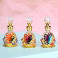 15ml Patent Metal Butterfly Perfume Bottle Empty Glass Essential Oil Attar Refillable Bottles Pocket Gift Home Decoration #15102