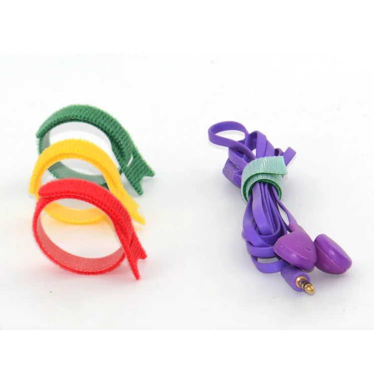 Reusable Adjustable Back to Back Double Side Hook and Loop Cable Tie
