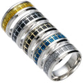 Wholesale Stainless Steel Platinum Plated Christian Religious Jesus Cross Ring Ornaments Fashionable Unisex Gift for Easter