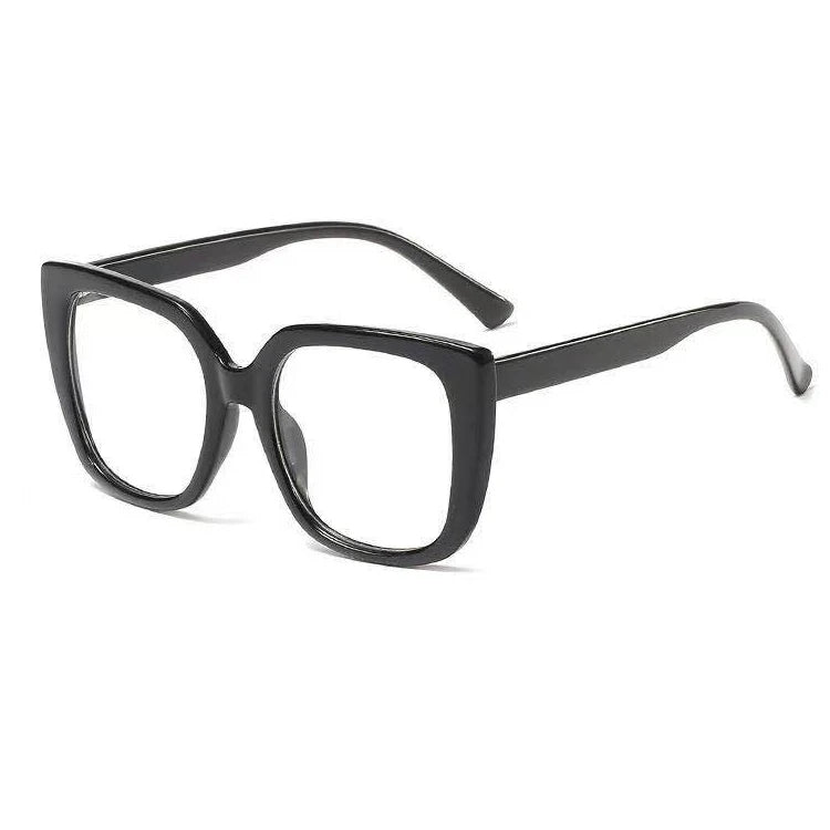 Free Sample Big Brand Cheap Designer Eyeglass Frame Blue Blocking Eye Protection Big Frame Women Joker Eyewear