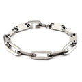 Mirror polish Bracelet for Men Women Silver Wrist Jewelry 316L Stainless Steel Chain Jewelry