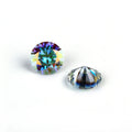 Wholesale Price Round Brilliant Cut Moissanite USA Coated Colors Moissanite Diamond Stone