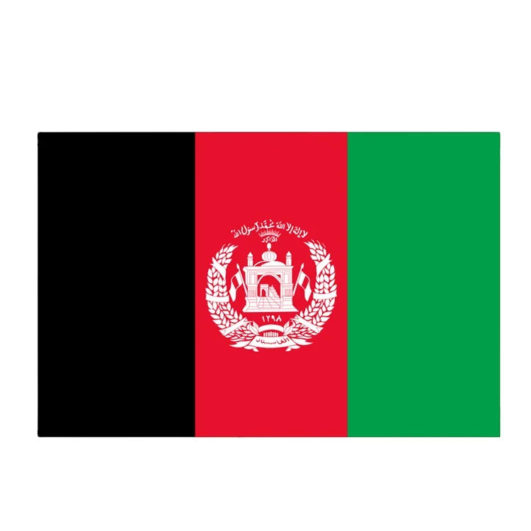 Wholesales Manufacture 3x5 National Flag Silk Printing Polyester Fabric Double Side 3x5 ft Islam Banner Afghanistan Flag