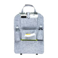 Folding Felt Car Back Seat Travel Storage Bag Backseat Organizer Protector Felt Multi-Pocket
