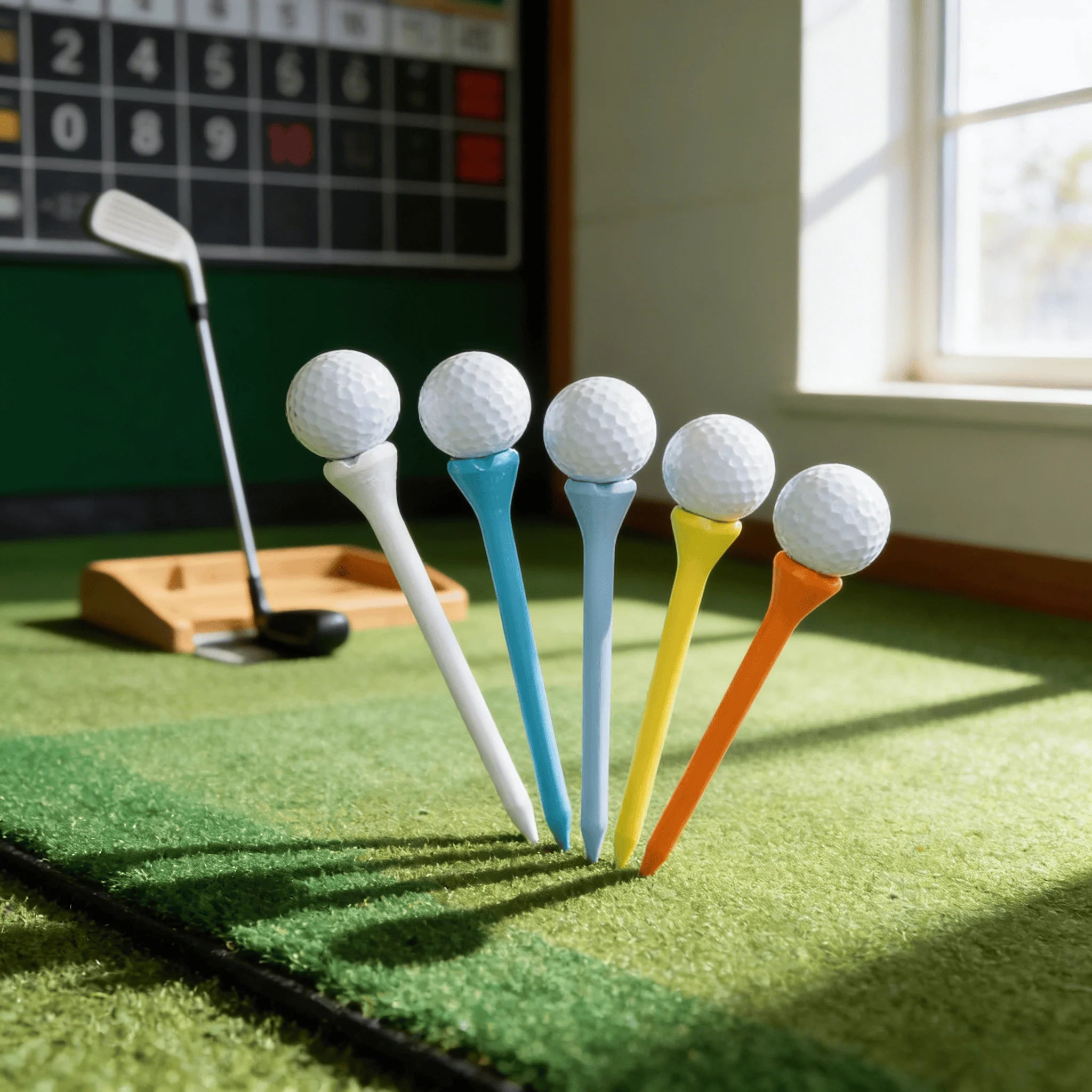 Custom 3 1/4" Wooden & Bamboo Golf Tees | Bulk Supply Personalized Design | Golf Tees for All Supplies