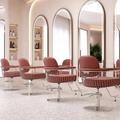 Commercial Foldable Beauty Salon Chair Hydraulic Styling Hairdressing Furniture Durable Synthetic Leather Stylish Comfortable