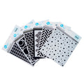 Multi Functional Coloring Drawing Tools Art Plastic Stencil for Rocks Painting for Scrapbooking Craft