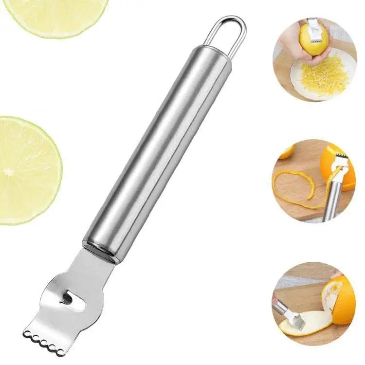 Wholesale Stainless Steel Citrus Grater Manual Lime and Orange Zester Kitchen Gadget for Lemon Shaving
