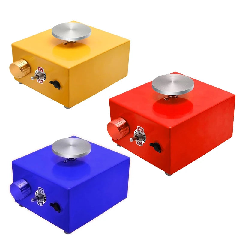 TOPEAST Mp-001 Ceramic Clay Art Craft 12V Electric Pottery Wheel Forming Machine DIY Clay Tool Tray OEM Square Abrasive Disc