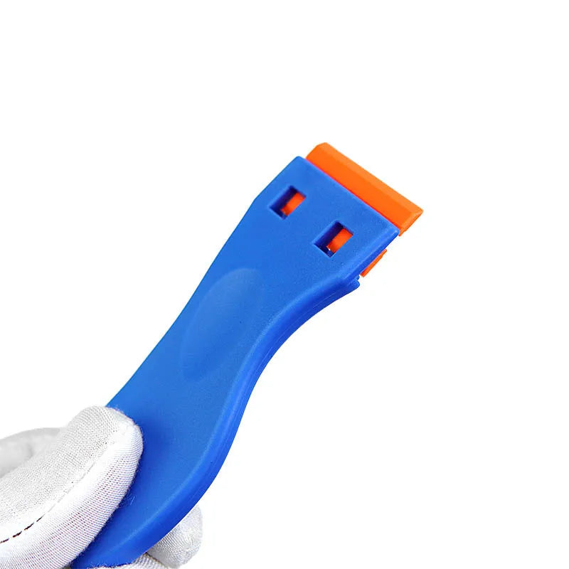 Plastic Razor Blades Scraper Glue Labels Stickers Decals Cleaning Removal Blade Tool for Car Glass Windows Tile Desktop