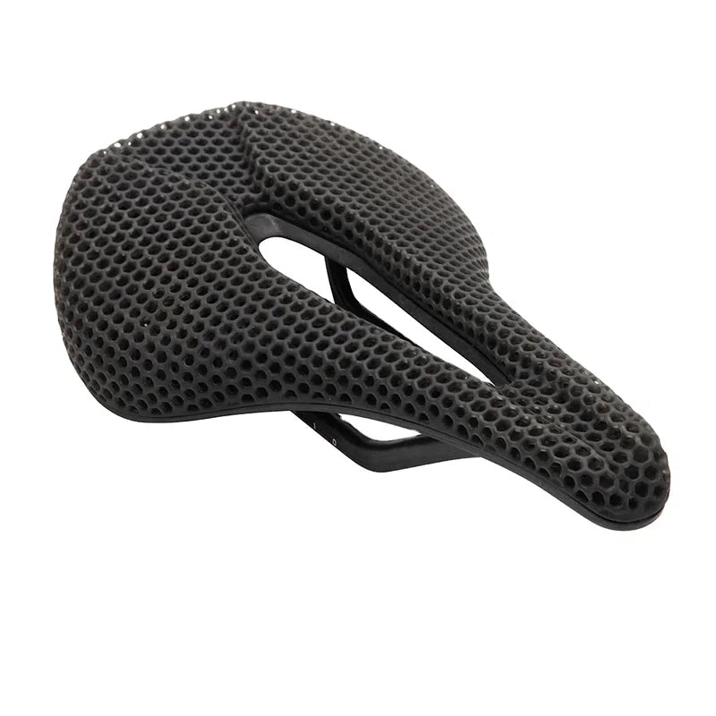 BUCKLOS Carbon Fiber 3D Saddle Ergonomic Ultralight Bike Saddle 3D Printed Comfortable Road Mountain Bicycle Saddle Bike Parts