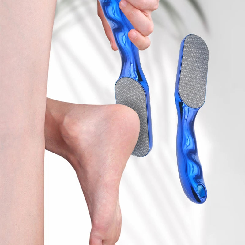 Professional Foot Rasp Plastic Handle Sandpaper Foot Care Smooth Custom Pedicure Callus Remover Foot File