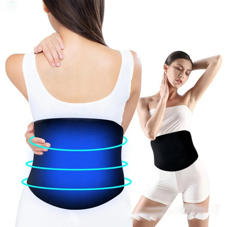 Multifunctional Sports Gel Waist Protection Suit with Cold/Hot Compress Belt New Knee Protector for Exercise and Rehabilitation