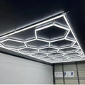 Hexagon LED Garage Lighting - Energy Saving Durable Lights for Workshop & Industrial Ceiling