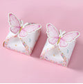 Butterfly Design Paper Candy Bar Boxes for Birthday Parties for Girl's Baby Shower Gifts & Guest Favors Party Decorations