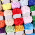Charmkey 100g Feather Yarn Polyester Bulk Crochet Imitation Mink Fur Yarn for Knitting