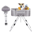 Eco-Friendly Plastic Dog and Cat Grooming Bath Tub Height Adjustable Folding Pool Bath Rack Cross-Border Pet Supply
