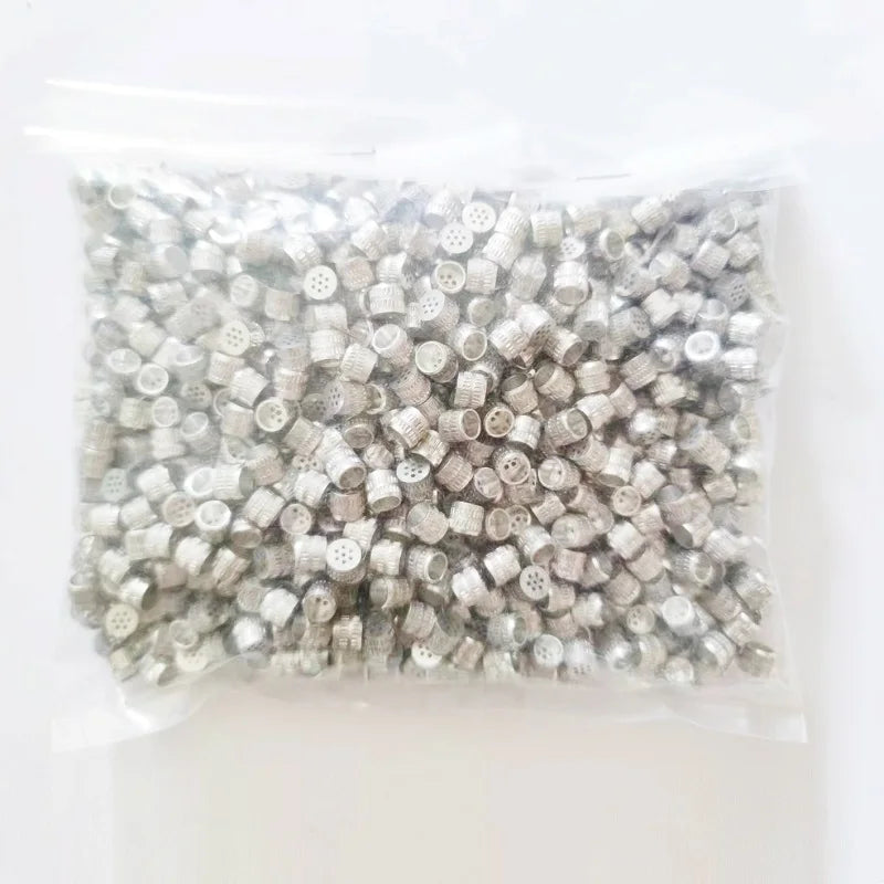 1000pcs/pack 6mm Aluminum Steam Core Vents D6*H5.5mm 7 Holes Steam Jets with Holes for EPS Mould LFC Accessory