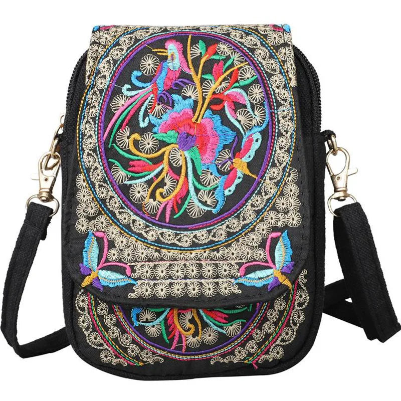 2024 Best Selling Ladies Embroidered Crossbody Bag Customized Factory Wholesale for Winter Spring Summer-for Women