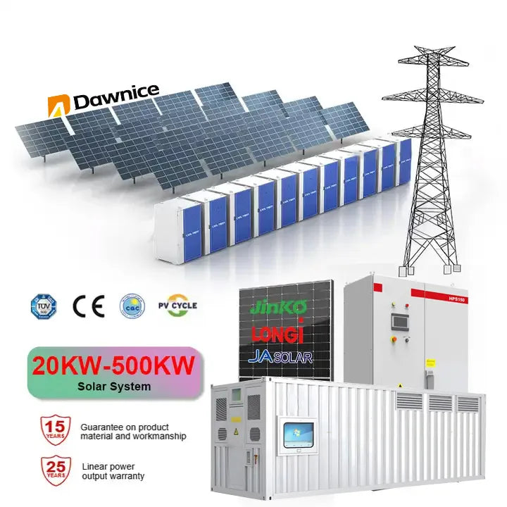 Dawnice Lithium Solar Battery 500Ah 500 Kwh 600Kwh 1000 Kwh Solar Energy Storage Battery Prices