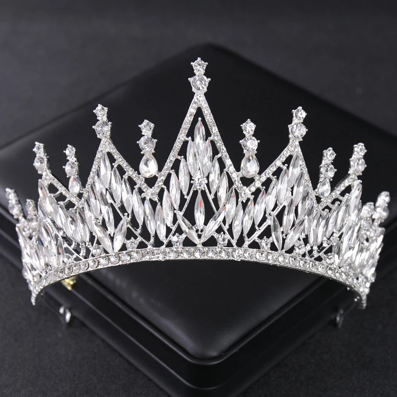 New Fashion Korean Crystal Bridal Jewellery Crown Wedding Hair Accessories Tiaras