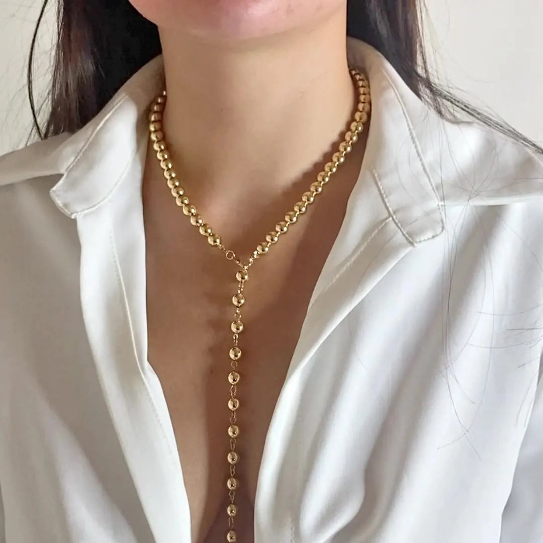 Wholesale Ladies Jewelry Accessories for 2025 Alloy Cross Beads Chunky Choker Necklaces Women's Fashion Anniversary