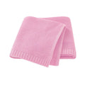 Wholesale Bulk Price  Baby Blanket 100% Cotton Solid Color  Sublimation Super Soft Newborn Baby Striped Knitted Blanket