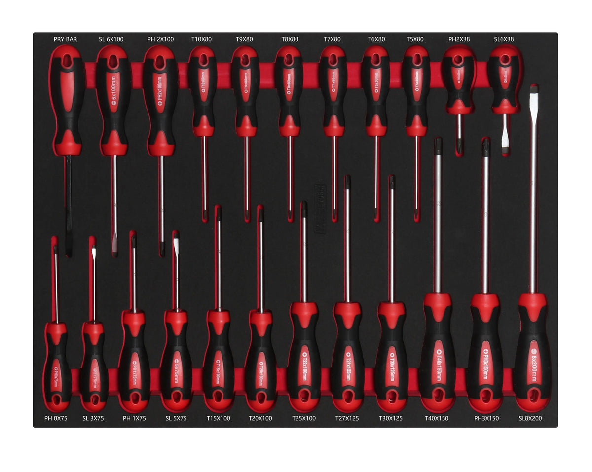 23PCS CR-V Magnetic Professional Hand Screwdriver Tool Set OEM Customized Auto Repair MegaBDM