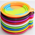 Wholesale Outdoor Travel Foldable Dog and Cat Folding Bowl Pet Silicone Travel