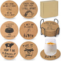 Wholesale 4 Inches Natural Cork Coasters Eco-friendly Classic Drink Placemats for Dining Table Coffee Cup Wholesale Cork Mats