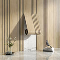 3D Geometric Textured PVC Wall Panels Waterproof Peel Stick Wall Sticker Household Living Room TV Background Decor