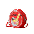 Niche Design Women's Single Shoulder Crossbody Bag Cute Cartoon Pattern Letter Print Waterproof Leather Polyester Zipper Factory