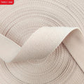 Factory Spot 50mm Thickened 2mm Color Cotton Ribbon Canvas Polyester Cotton Bead Woven Belt Webbing Product