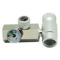 Paintball Soda CO2 Stream Cylinder Refill Adapter Connector Homebrew Kit for Filling Gas with Integral-type More Durable Adapter