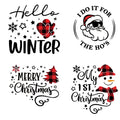 Christmas Design T-shirt Plastisol Transfers Sticker Iron on Flock Patch Customized Screen Print Transfers Ready to Press