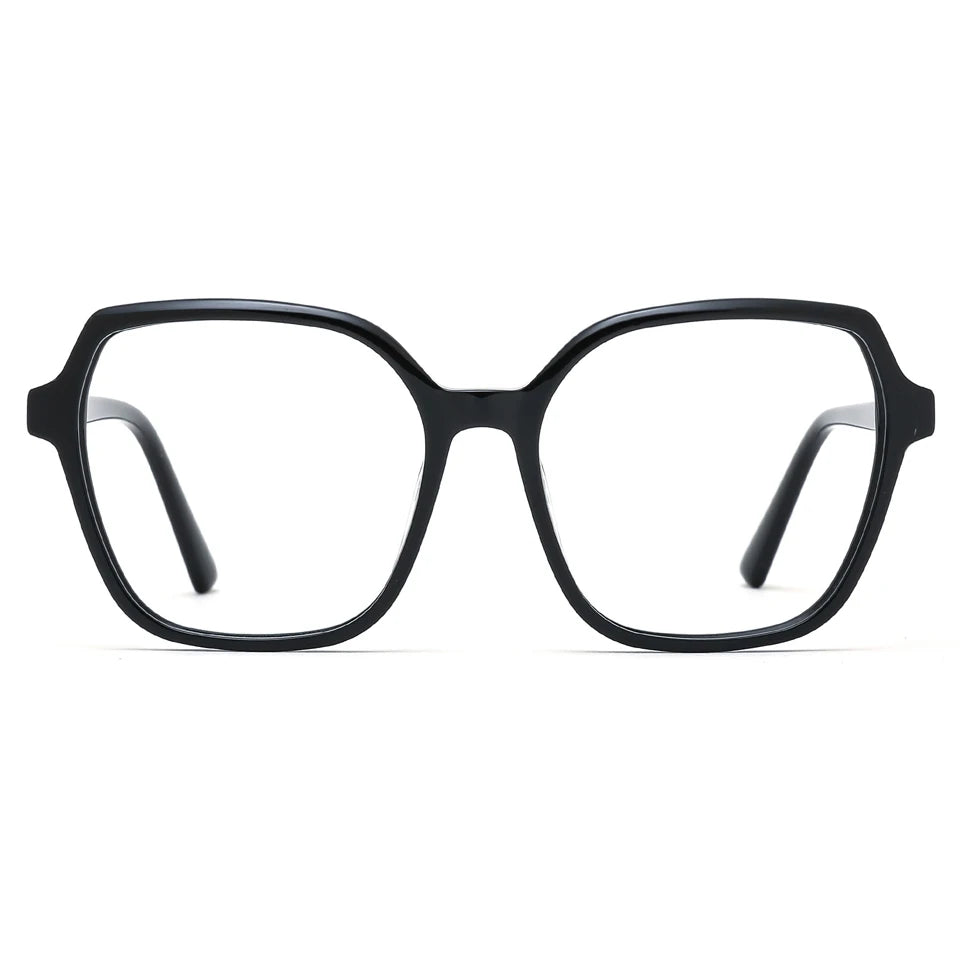 Handmade Acetate Fashionable Colorful Women Glasses Frame Trendy Female Optical Eyeglasses 7 Colors Custom Logo
