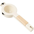 Wooden Handle 2 in 1 Fruit Squeezer Metal Manual Lemon Orange Press Juicer High Quality Hand-use Slow Juicer