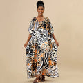 Zebra Print Cover up Wholesale Casual Beach Blouse Custom logo Bikini Outerwear Factory Directly