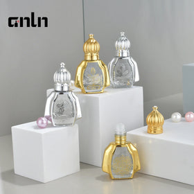Wholesale 10 ml Roll on Glass Perfume Bottle Empty Glass Roller Ball Essential Oil Bottle Attar Perfume Oil Bottle