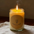 Custom Premium Printing White Paper Sticker Candle Jar Private Label